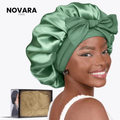 Bonnet de nuit en satin