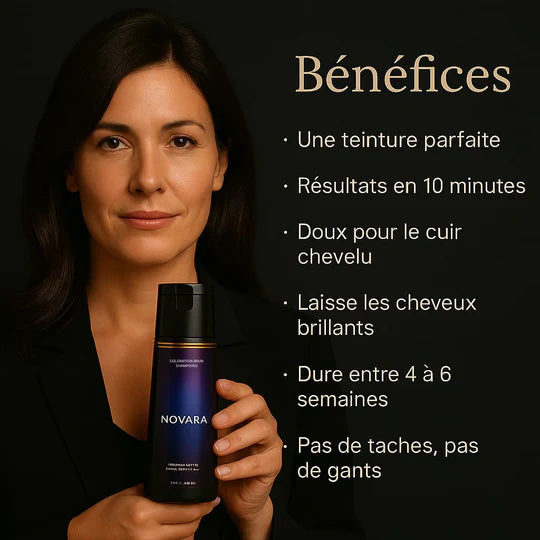 Shampoing colorant instantané pour femme