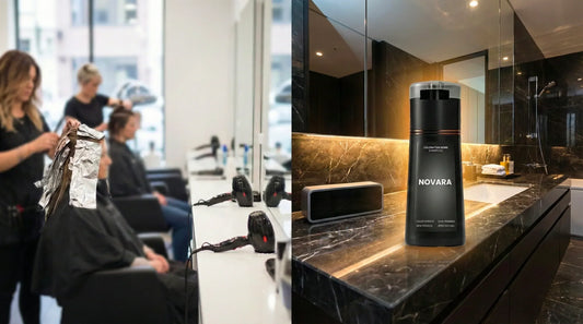 Coiffeur ou shampoing colorant Novara : le comparatif prix et temps