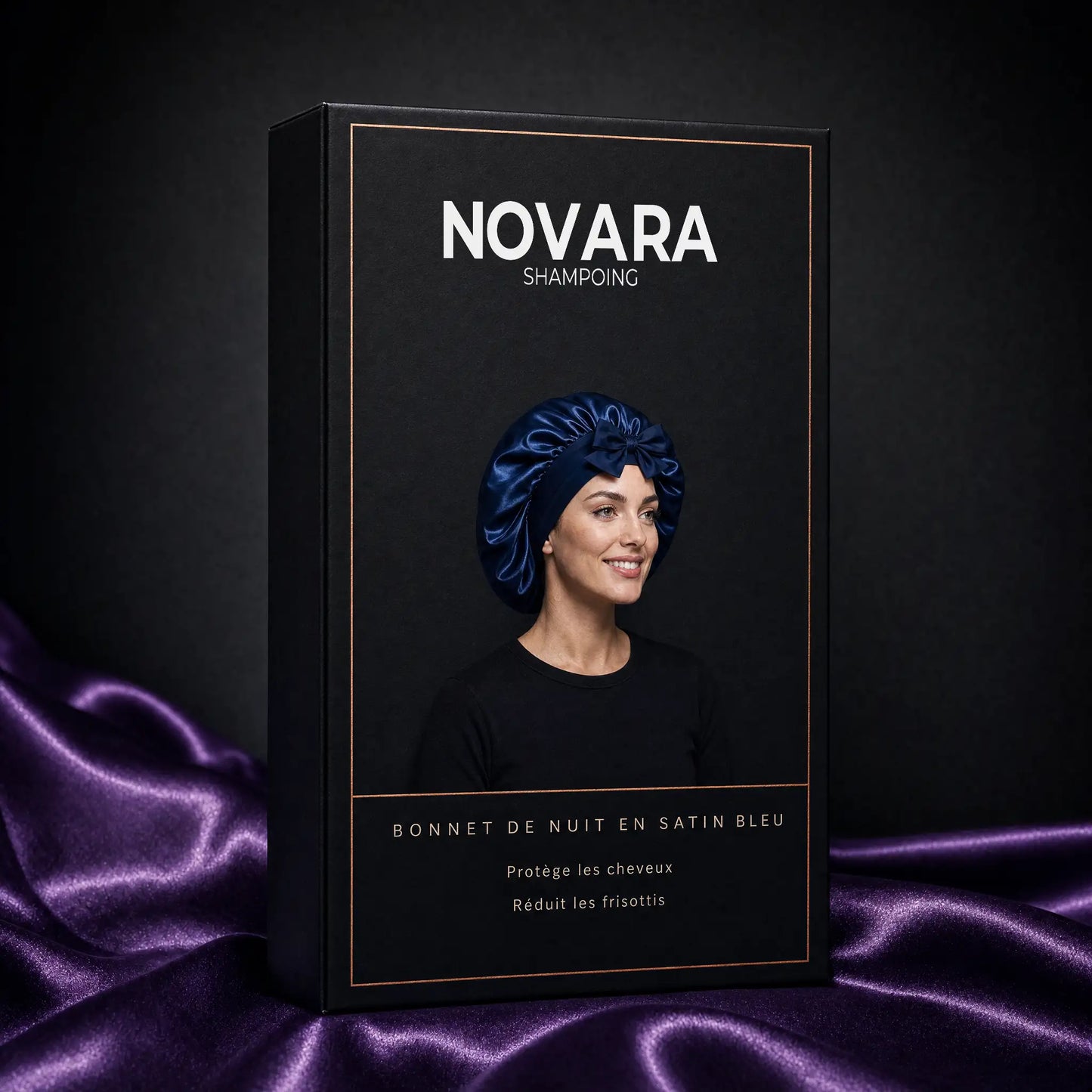 Bonnet de nuit en satin