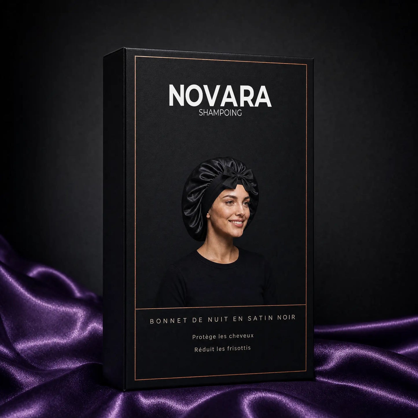 Bonnet de nuit en satin