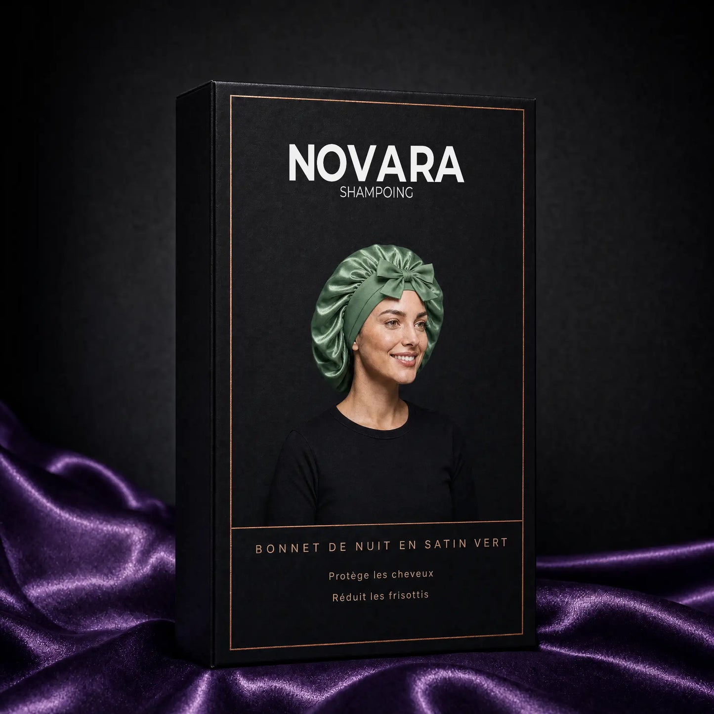 Bonnet de nuit en satin