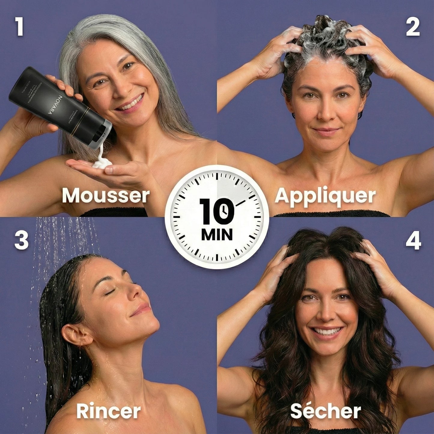 Shampoing colorant instantané Novara