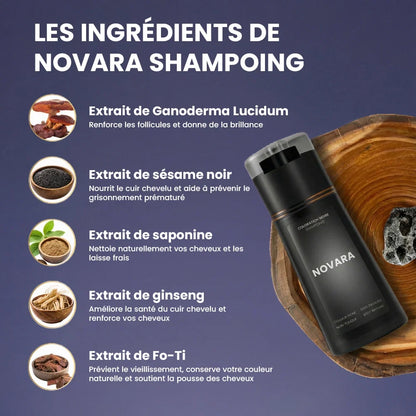 Les ingrédients du shampoing colorant Novara