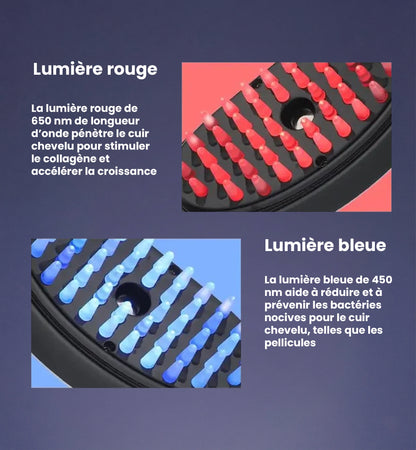 Brosse Massante & Diffuseuse d'huiles essentielles
