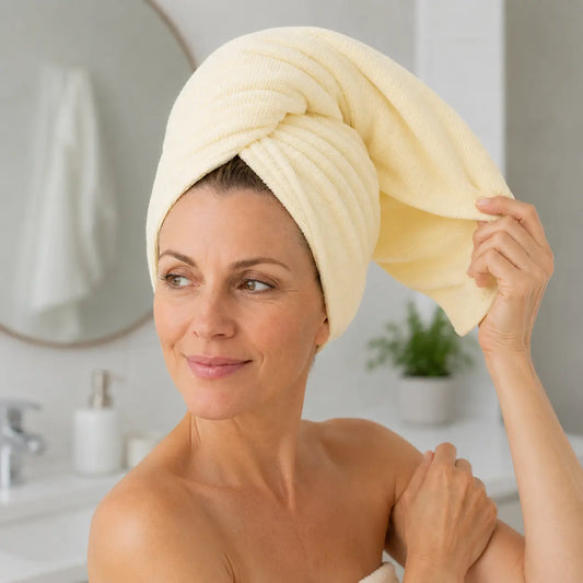 Serviette pour cheveux en micro-fibres Novara