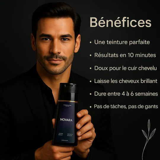 Shampoing colorant instantané pour homme